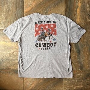 Shield Republic Make America Cowboy Again Shirt Men’s Size 3XL